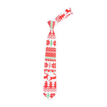 UHGANN Christmas Printed Men's Holiday Tie Tie Groom Neck Festive Tie Ties Wedding Christmas Tie