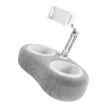 Tablet Pillow Stand with Two Snack Bowls