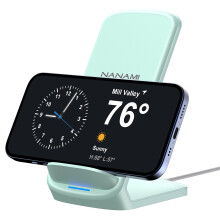 Qi-certifierat trådlöst laddningsställ för iPhone och Samsung