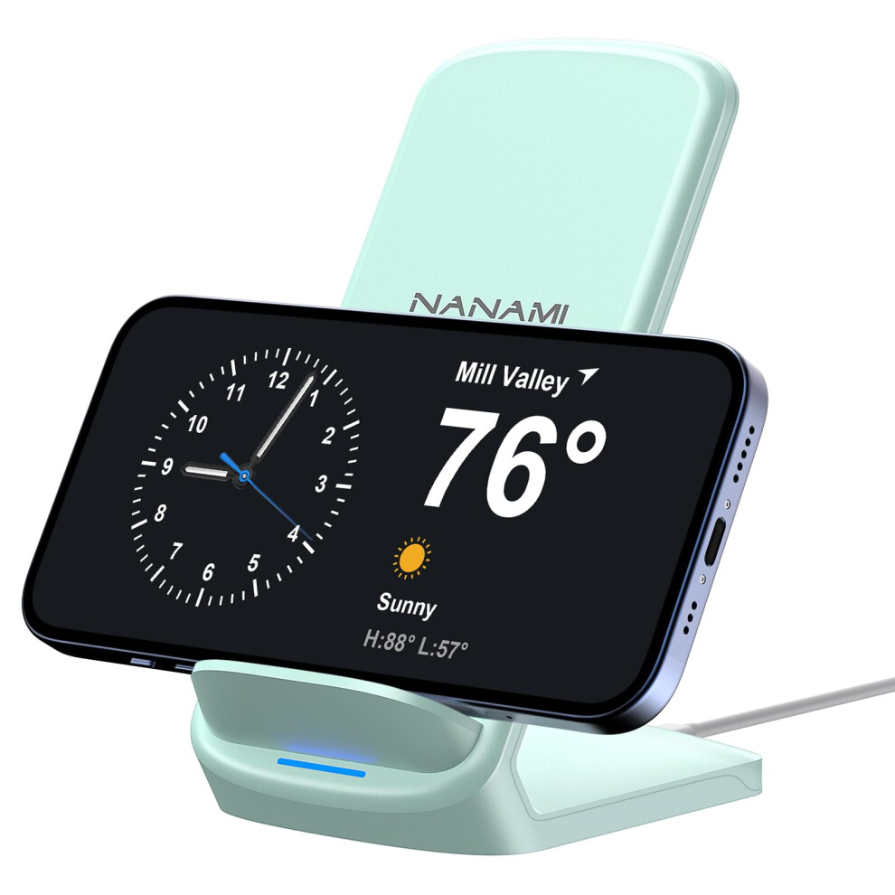 Upgraded Qi-Certified Wireless Charging Stand Compatible With Samsung Galaxy S24âS20, S10âS9, Note 20 & Iphone 16Â12 9083649198995