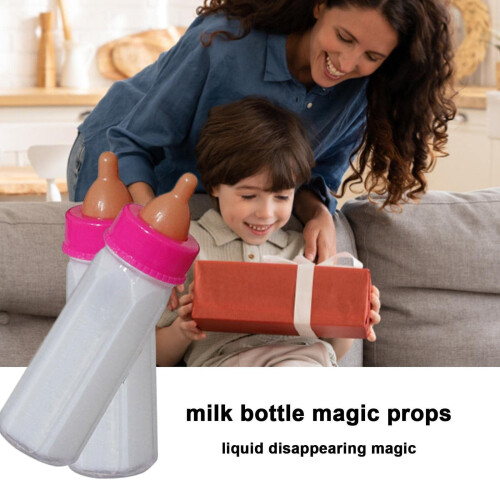 2 Piece Miniature Feeding Doll Set with Disappearing Milk for Imaginative and Early Learning Development 1