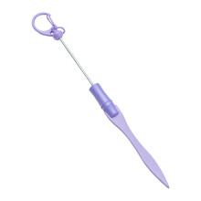 Beadable Letter Slitter Metal Letter Opener with Keychain Clip Envelope Opener