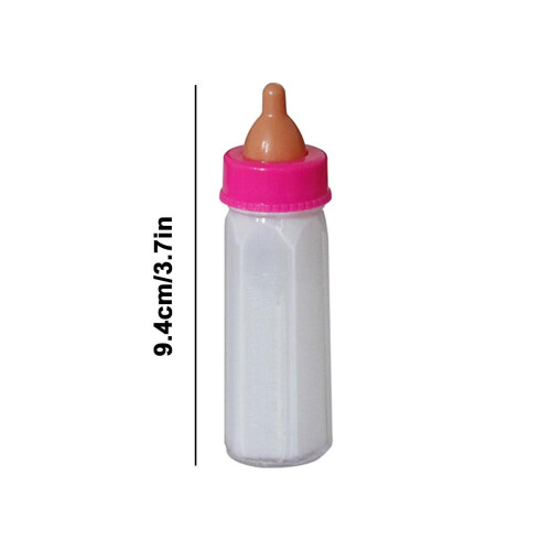 2 Piece Miniature Feeding Doll Set with Disappearing Milk for Imaginative and Early Learning Development 2