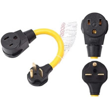 Adaptor cablu de alimentare pentru sudură, uscător, NEMA6-30P la 6-50R, ETL, 240V, 30A, mufă mascul cu 3 pini la priză femelă cu 3 pini,
