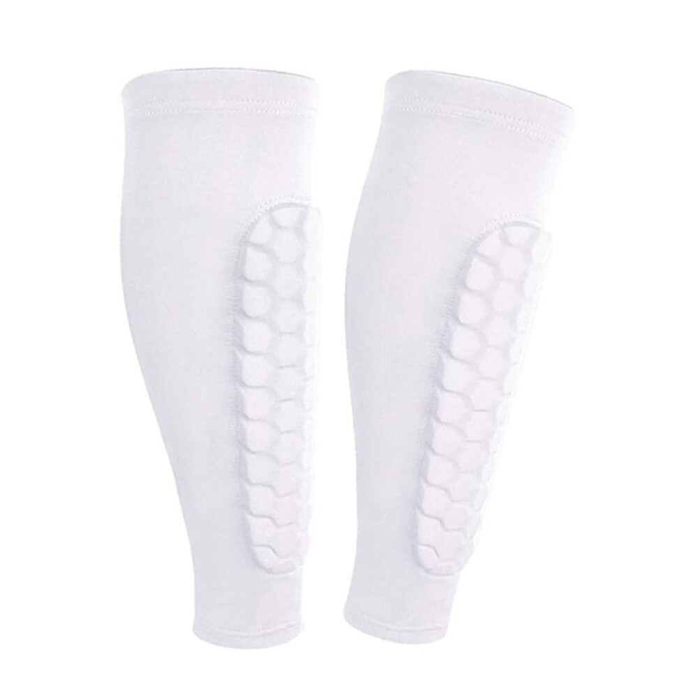 Knee Brace for Women Collision Protection Compression Football Impact Boxing Knee Sleeve White