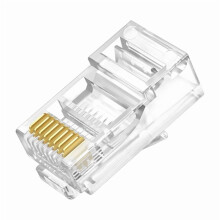 Złącza RJ45 Cat5 Pass-Through 100 szt.