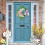 Paaskruiskrans 35 cm Plastic Deurdecoratie 4