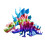 3D-utskriven Stegosaurus-staty med rörliga leder 1 st 1