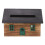 Boîte à mouchoirs en bois décorative en forme de cube (1 pièce) 1
