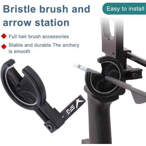 Arrow Rest for Compound and Recurve Bows Whisker Brush 1