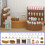 1:12 Σετ επίπλων μινιατούρας κουκλόσπιτου - Συναρμολογήστε διακοσμητικά για 2