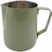 Lattiera per caffè espresso in acciaio inox, verde, da 20 oz (590 ml)