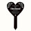 In Loving Memory Husband Acrylic Remembrance Stake 1