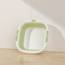 Opvouwbare wasbak, draagbaar, 10x10x4 inch, antislip.