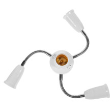 Plastikowy adapter do uchwytu żarówki E26 na E12 1 szt.