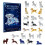Krystallhund Adventskalender2025 24-dagers akryl ornamentsett 1
