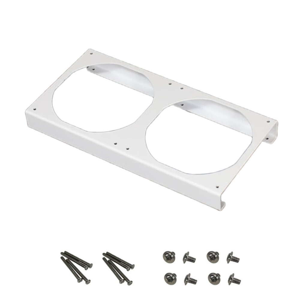 Universal 12Cm Pc Fan Mounting Bracket Zinc Coated Metal 25Mm Elevations For Optimal Heat Dissipation And Ventilation 9083649196557