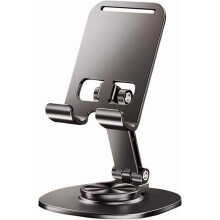 Aluminium Phone Stand with 360 Rotation and Foldable