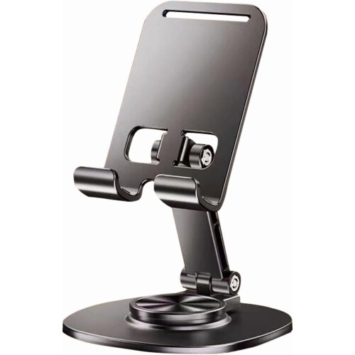 Aluminium Phone Stand with 360 Rotation and Foldable