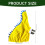 Conjunto de roupa de ganso dinossauro para estátua de 23 polegadas, amarelo e verde. 3