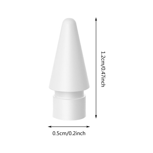 Compatible with Apple Pencil: 4Pcs Replacement Tips for iPad Air/Pro (1st & 2nd Gen) 1