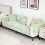 Green Sofa Cushions Thickened Warm Cozy Non-Slip 4 Pack 7