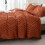Khaki Super King dekbedset met 2 kussenslopen 4