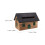 Boîte à mouchoirs en bois décorative en forme de cube (1 pièce) 6