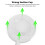 4 Pcs No Drill Towel Hook Suction Cup Hooks White ABS Heavy Duty Garage Tools Organizer 2