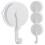 4 Pcs No Drill Towel Hook Suction Cup Hooks White ABS Heavy Duty Garage Tools Organizer 4