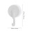 4 Pcs No Drill Towel Hook Suction Cup Hooks White ABS Heavy Duty Garage Tools Organizer 7