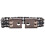 2X Drum Kit Pedal Connecting Chain with Master Link Drum Pedal Chain Hammer Beater Chain Replacement Percussion 5