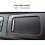 3X Auto Mittelkonsole Rollo Abdeckung 51166963913 5116696094 für  E92 E93 M3 2006-2012 2