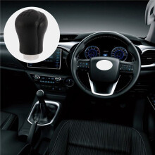 3X Car Manual Leather Gear Shift Knob Gear Handball Lever for Hilux Revo 5 Speed