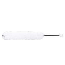 Tige de nettoyage pour clarinette 26,8 cm brosse en coton blanche