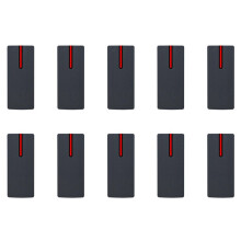 10X IP68 VattentäT IC-KortläSare 13,56Khz Proximity Card Access Control Slave Reader Support Wiegand 26/34 Output