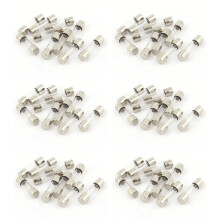 60 Pcs 250 V 250 MA 0.25 A Fast Action Fuse 5 X 20 mm Glass Tube