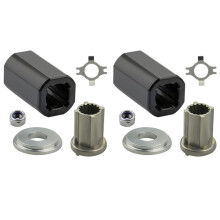2X 835257Q1 Flo-Torq II Hub Kit Replacement for Mercury 135-300 Alpha Alpha One Bravo One Drives