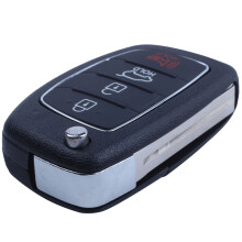 Flip Key Shell fit for Santa Fe Remote Key Case Fob 4 Button PG180D