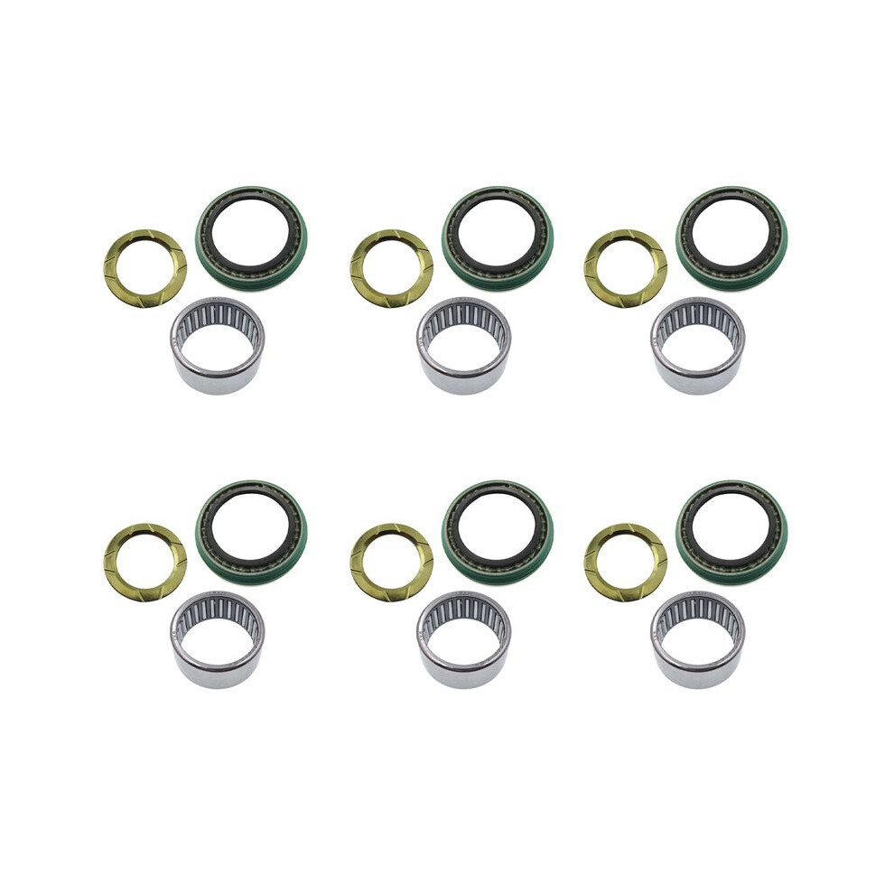6X Knuckle Bearing Spacer Oil Seal Set For Pajero Montero 2Nd L200 3Rd 1990-2005 Mb160850 Mb160670 Mb160671 4713404058442