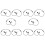 10X for  ABS Speed Sensor Wheel Speed Measurement LR090860 1