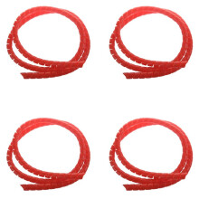 4X Scooter  Spiral Color Change Tube Protector 1M Length Winding Tubes for  M365 Pro Accessories Red