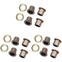 3set Spindle Bushings Upper and Lower Bushings Bronze, King Pin Wave Washer, for Club Car Precedent Carts 102288201