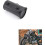 Motorcycle Fork Bag PU Leather Handlebar Tool Pouch Sissy Bar Roll Storage Bag Saddle Bag with 2 Straps, Universal 5
