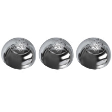 3X 6 Speed Chrome Gear Shift Knob Cap Cover Shifter Lever Handball Case Cover for  Giulietta 2010- 55346345