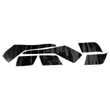 for 3008 3008GT 2017 2018 2019 Car Rear Tail Light Lamp Cover Honeycomb Stickers Protector Taillight Decoration Decal