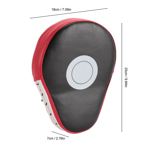 Taekwondo Curved Target Pad for Kickboxing Training – Red/Black 1