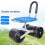 Garden Rolling Stool with Wheels 17