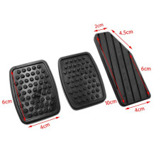 15PCS Car Accelerator Clutch Brake Pedal Rubber Pad Pedal Cover Kit for  Swift 49451-60B00