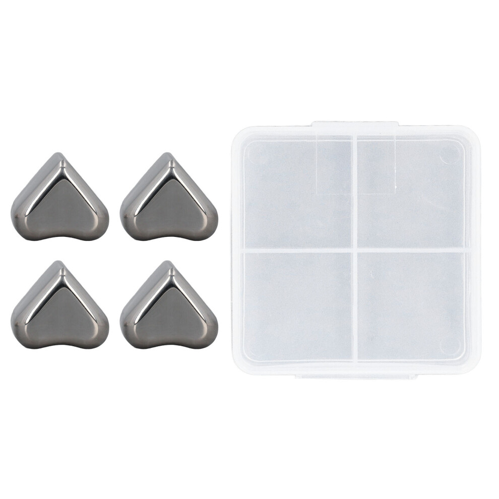 Reusable Beverage Chillers Stainless Steel Cooling Cubes No Dilution Whiskey Wine Beer Preserves Taste Durable Long Lasting Chill Stones Microwavable